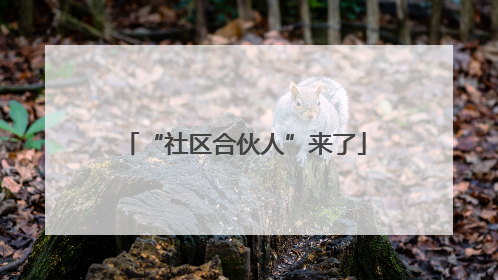 “社区合伙人”来了