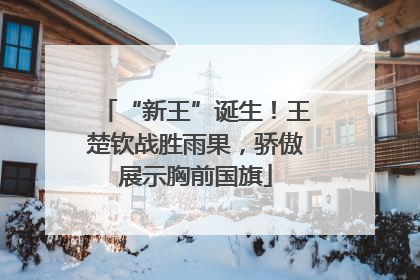 “新王”诞生！王楚钦战胜雨果，骄傲展示胸前国旗