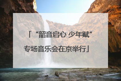 “韶音启心 少年赋”专场音乐会在京举行