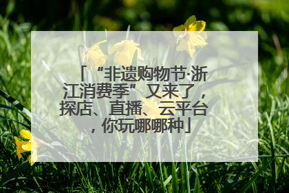 “非遗购物节·浙江消费季”又来了，探店、直播、云平台，你玩哪哪种