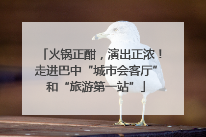 火锅正酣，演出正浓！走进巴中“城市会客厅”和“旅游第一站”