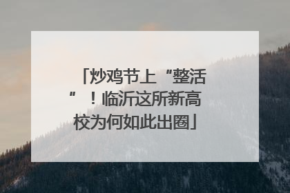 炒鸡节上“整活”！临沂这所新高校为何如此出圈
