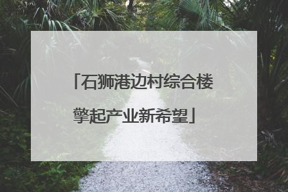 石狮港边村综合楼擎起产业新希望