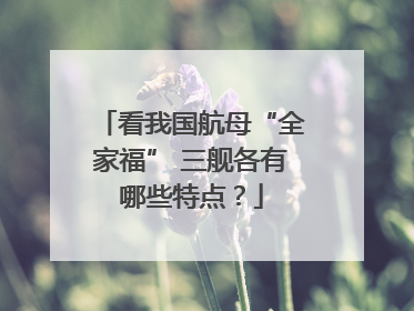 看我国航母“全家福” 三舰各有哪些特点？