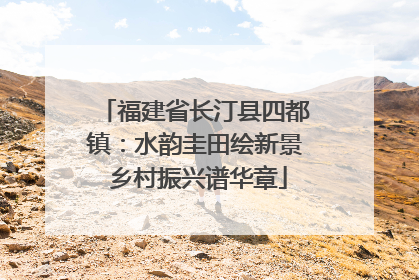 福建省长汀县四都镇：水韵圭田绘新景 乡村振兴谱华章