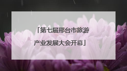 第七届邢台市旅游产业发展大会开幕