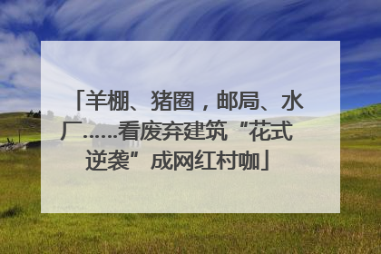 羊棚、猪圈，邮局、水厂……看废弃建筑“花式逆袭”成网红村咖
