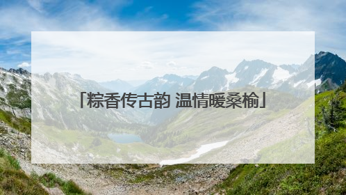 粽香传古韵 温情暖桑榆