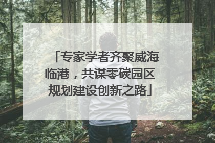专家学者齐聚威海临港，共谋零碳园区规划建设创新之路