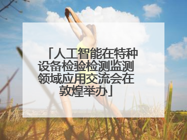 人工智能在特种设备检验检测监测领域应用交流会在敦煌举办