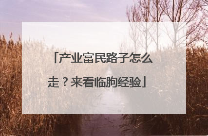 产业富民路子怎么走？来看临朐经验