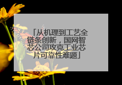 从机理到工艺全链条创新，国网智芯公司攻克工业芯片可靠性难题