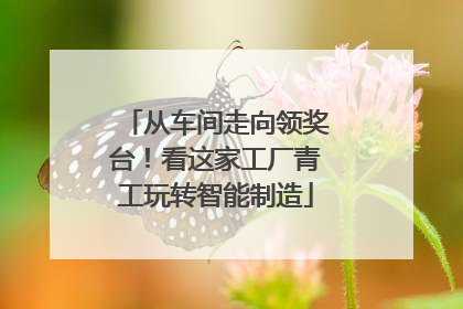 从车间走向领奖台！看这家工厂青工玩转智能制造