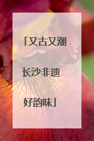 又古又潮 长沙非遗好韵味
