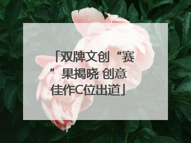 双牌文创“赛”果揭晓 创意佳作C位出道