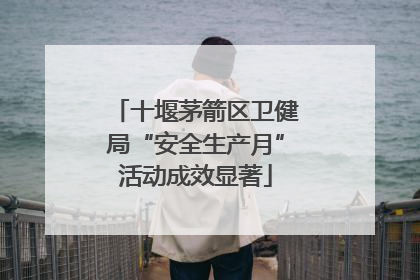 十堰茅箭区卫健局“安全生产月”活动成效显著