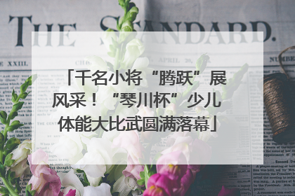 千名小将“腾跃”展风采！“琴川杯”少儿体能大比武圆满落幕