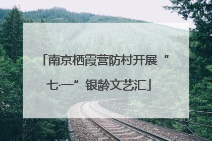 南京栖霞营防村开展“七·一”银龄文艺汇
