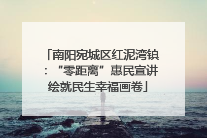 南阳宛城区红泥湾镇：“零距离”惠民宣讲 绘就民生幸福画卷