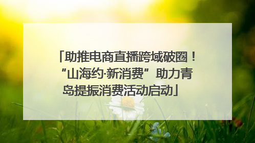 助推电商直播跨域破圈！“山海约·新消费”助力青岛提振消费活动启动