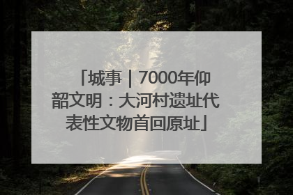 城事｜7000年仰韶文明：大河村遗址代表性文物首回原址