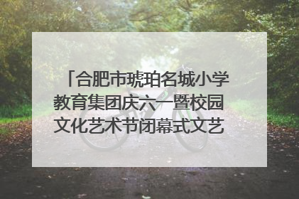 合肥市琥珀名城小学教育集团庆六一暨校园文化艺术节闭幕式文艺汇演圆满举行