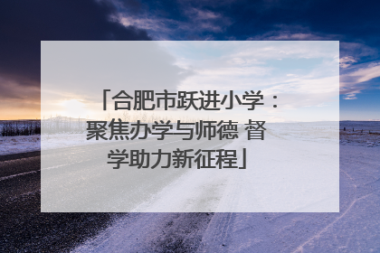 合肥市跃进小学：聚焦办学与师德 督学助力新征程