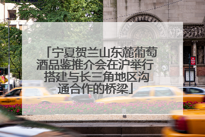 宁夏贺兰山东麓葡萄酒品鉴推介会在沪举行 搭建与长三角地区沟通合作的桥梁