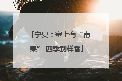 宁夏：塞上有“南果” 四季别样香
