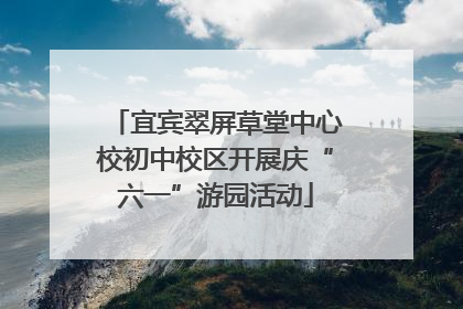 宜宾翠屏草堂中心校初中校区开展庆“六一”游园活动