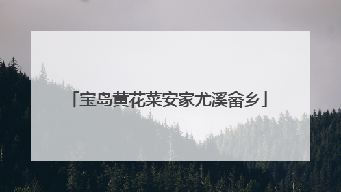 宝岛黄花菜安家尤溪畲乡