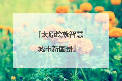 太原绘就智慧城市新图景