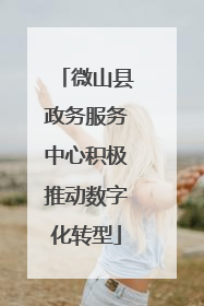 微山县政务服务中心积极推动数字化转型