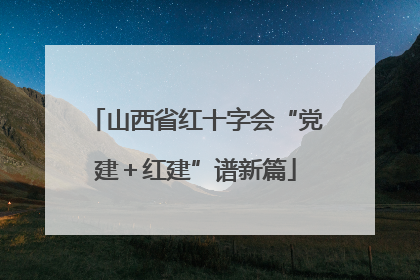 山西省红十字会“党建＋红建”谱新篇
