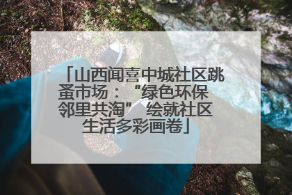 山西闻喜中城社区跳蚤市场：“绿色环保 邻里共淘” 绘就社区生活多彩画卷