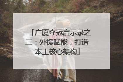 广厦夺冠启示录之二：外援赋能，打造本土核心架构