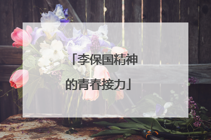 李保国精神的青春接力