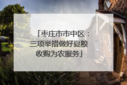 枣庄市市中区：三项举措做好夏粮收购为农服务