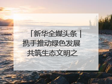 新华全媒头条｜携手推动绿色发展 共筑生态文明之基（1）