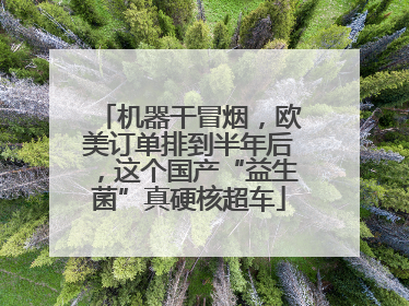 机器干冒烟，欧美订单排到半年后，这个国产“益生菌”真硬核超车