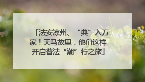 法安凉州、“典”入万家！天马故里，他们这样开启普法“潮”行之旅