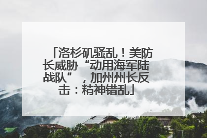 洛杉矶骚乱！美防长威胁“动用海军陆战队”，加州州长反击：精神错乱
