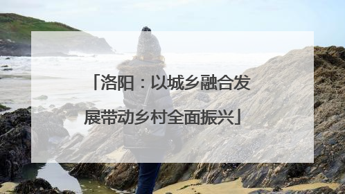 洛阳：以城乡融合发展带动乡村全面振兴