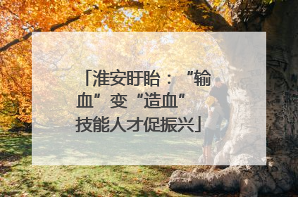 淮安盱眙：“输血”变“造血” 技能人才促振兴