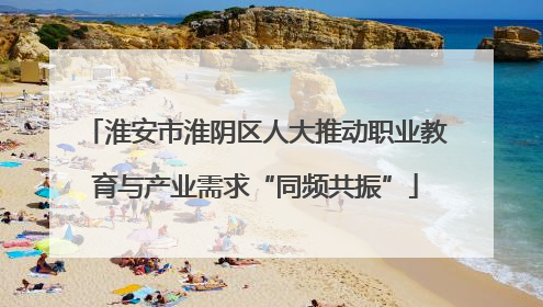 淮安市淮阴区人大推动职业教育与产业需求“同频共振”