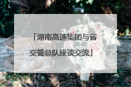 湖南高速集团与省交管总队座谈交流