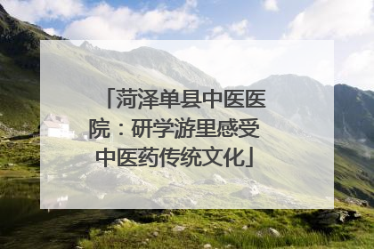 菏泽单县中医医院：研学游里感受中医药传统文化