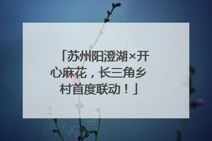 苏州阳澄湖×开心麻花，长三角乡村首度联动！