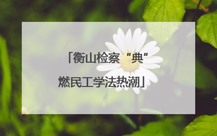 衡山检察“典”燃民工学法热潮