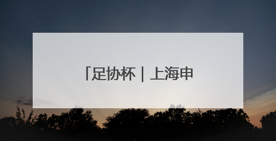足协杯｜上海申花胜上海海港